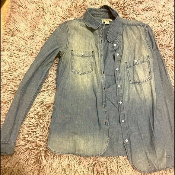 Converse faded denim button up - Picture 3 of 4
